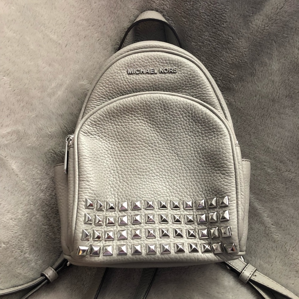 *SOLD* Michael Kors Studded Mini Leather Backpack